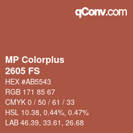 Farbcode: MP Colorplus - 2605 FS | qconv.com