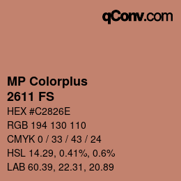 Farbcode: MP Colorplus - 2611 FS | qconv.com