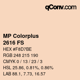 Código de color: MP Colorplus - 2616 FS | qconv.com