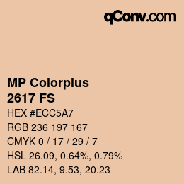 Código de color: MP Colorplus - 2617 FS | qconv.com