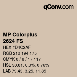 Farbcode: MP Colorplus - 2624 FS | qconv.com