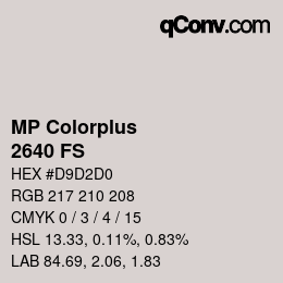 Código de color: MP Colorplus - 2640 FS | qconv.com