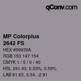 Color code: MP Colorplus - 2642 FS | qconv.com