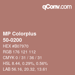 カラーコード: MP Colorplus - 50-0200 | qconv.com