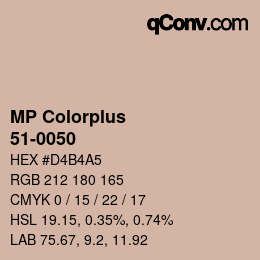 Farbcode: MP Colorplus - 51-0050 | qconv.com