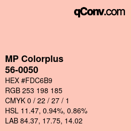 カラーコード: MP Colorplus - 56-0050 | qconv.com