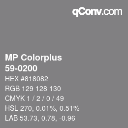 Farbcode: MP Colorplus - 59-0200 | qconv.com