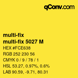 カラーコード: multi-fix - multi-fix 5027 M | qconv.com