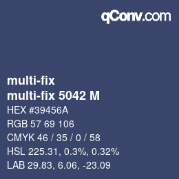 Farbcode: multi-fix - multi-fix 5042 M | qconv.com