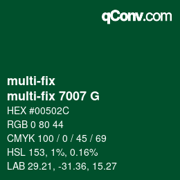 Farbcode: multi-fix - multi-fix 7007 G | qconv.com