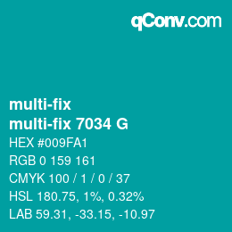 Farbcode: multi-fix - multi-fix 7034 G | qconv.com