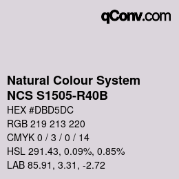 カラーコード: Natural Colour System<br>NCS S1505-R40B - 年以降の新製品 2022 | qconv.com