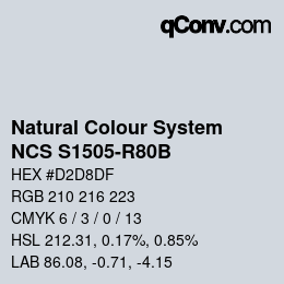 カラーコード: Natural Colour System<br>NCS S1505-R80B - 年以降の新製品 2022 | qconv.com