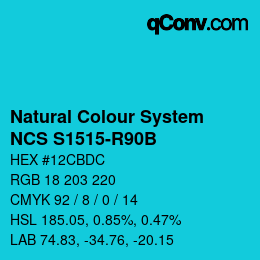 Código de color: Natural Colour System<br>NCS S1515-R90B - Hellblau | qconv.com