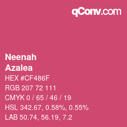 カラーコード: Neenah - Azalea | qconv.com