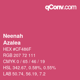 Color code: Neenah - Azalea | qconv.com