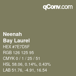 カラーコード: Neenah - Bay Laurel | qconv.com