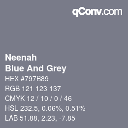 カラーコード: Neenah - Blue And Grey | qconv.com