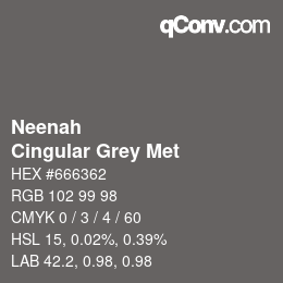 カラーコード: Neenah - Cingular Grey Met | qconv.com