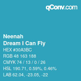 カラーコード: Neenah - Dream I Can Fly | qconv.com