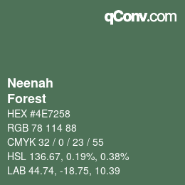 カラーコード: Neenah - Forest | qconv.com
