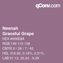 Color code: Neenah - Graceful Grape | qconv.com