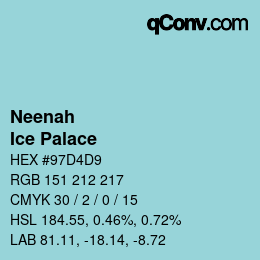 カラーコード: Neenah - Ice Palace | qconv.com