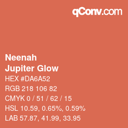 カラーコード: Neenah - Jupiter Glow | qconv.com