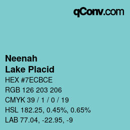 カラーコード: Neenah - Lake Placid | qconv.com