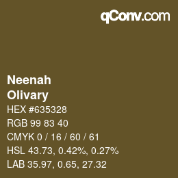 カラーコード: Neenah - Olivary | qconv.com
