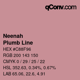 カラーコード: Neenah - Plumb Line | qconv.com