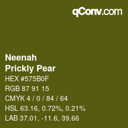 Color code: Neenah - Prickly Pear | qconv.com