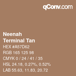 Color code: Neenah - Terminal Tan | qconv.com