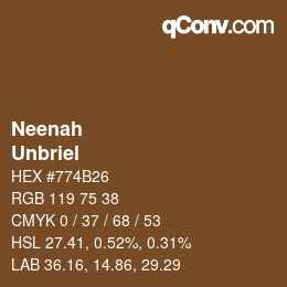カラーコード: Neenah - Unbriel | qconv.com