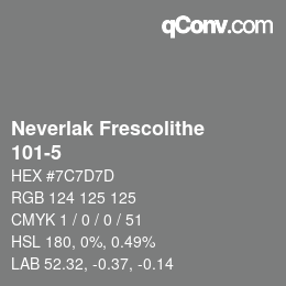 Farbcode: Neverlak Frescolithe - 101-5 | qconv.com