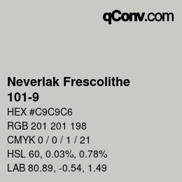 Code couleur: Neverlak Frescolithe - 101-9 | qconv.com