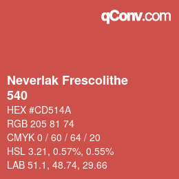 Farbcode: Neverlak Frescolithe - 540 | qconv.com