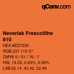 Farbcode: Neverlak Frescolithe - 610 | qconv.com