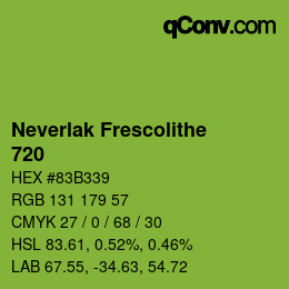 Código de color: Neverlak Frescolithe - 720 | qconv.com