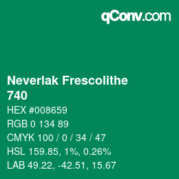 Farbcode: Neverlak Frescolithe - 740 | qconv.com