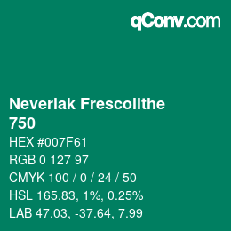 Código de color: Neverlak Frescolithe - 750 | qconv.com