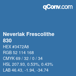 Farbcode: Neverlak Frescolithe - 830 | qconv.com