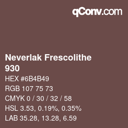 Farbcode: Neverlak Frescolithe - 930 | qconv.com