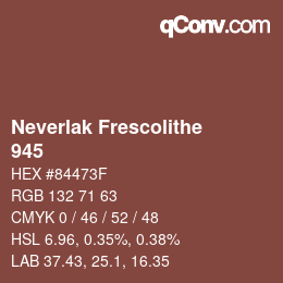 Code couleur: Neverlak Frescolithe - 945 | qconv.com