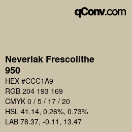 Farbcode: Neverlak Frescolithe - 950 | qconv.com