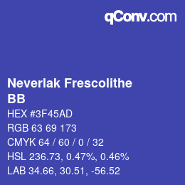 Código de color: Neverlak Frescolithe - BB | qconv.com