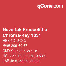 Farbcode: Neverlak Frescolithe - Chroma-Key 1031 | qconv.com