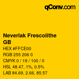 カラーコード: Neverlak Frescolithe - GB | qconv.com