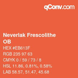 Código de color: Neverlak Frescolithe - OB | qconv.com