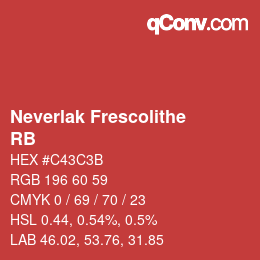 Código de color: Neverlak Frescolithe - RB | qconv.com